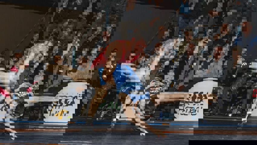  Andreas Vetsch (oben) liess seinem Kontrahenten keine Chance und siegte klar nach Punkten. 