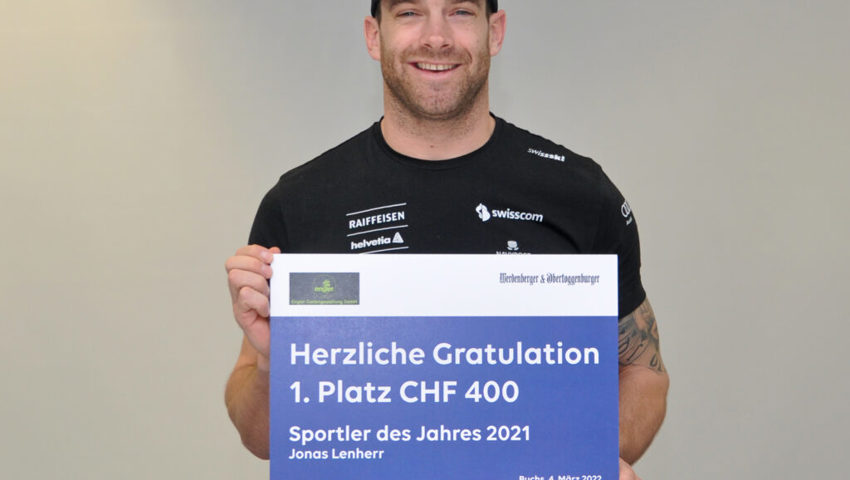  Sportler des Jahres im W&amp;O-Gebiet: Skicrosser Jonas Lenherr. 