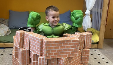 Buntes Treiben und originelle Kostüme an der Kinderfasnacht