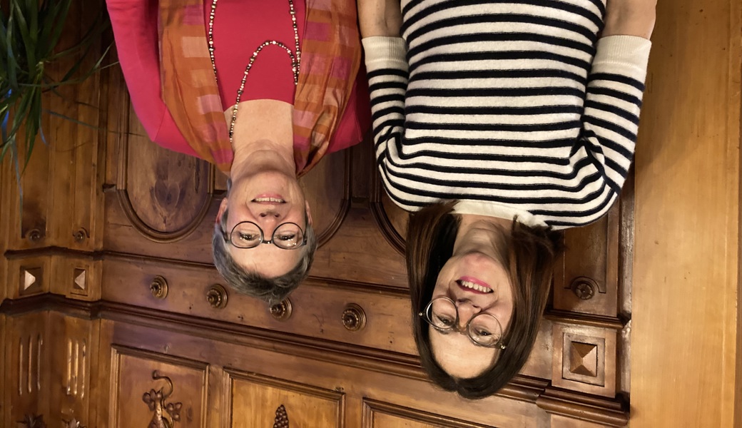 Gemeinde- und Kantonsrätin Katrin Schulthess (links), Vereinspräsidentin und Jubilarin Regula Bachmann Küng.