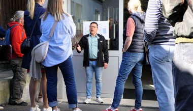 ... Ortsgemeindepräsident Peter Engler ...