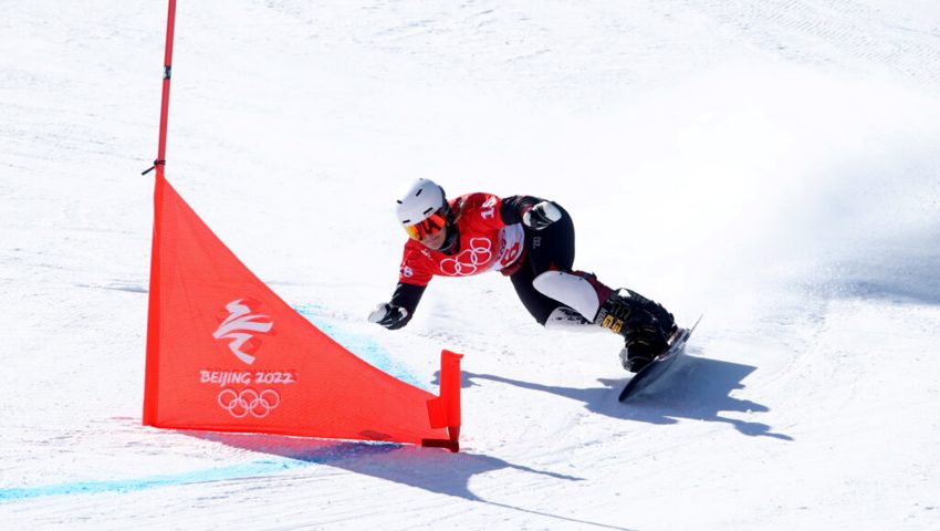  Seit über einem Jahrzehnt konstant an der Weltspitze: Alpin-Snowboarderin Julie Zogg. 