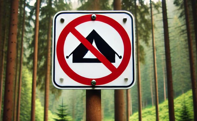 Nasseel: Campingverbot statt WC-Anlage