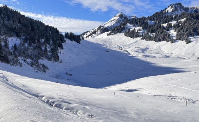 In der Nacht auf Montag wurden auf der Alp Hintergräppelen eisige -32,4 Grad Celsius gemessen