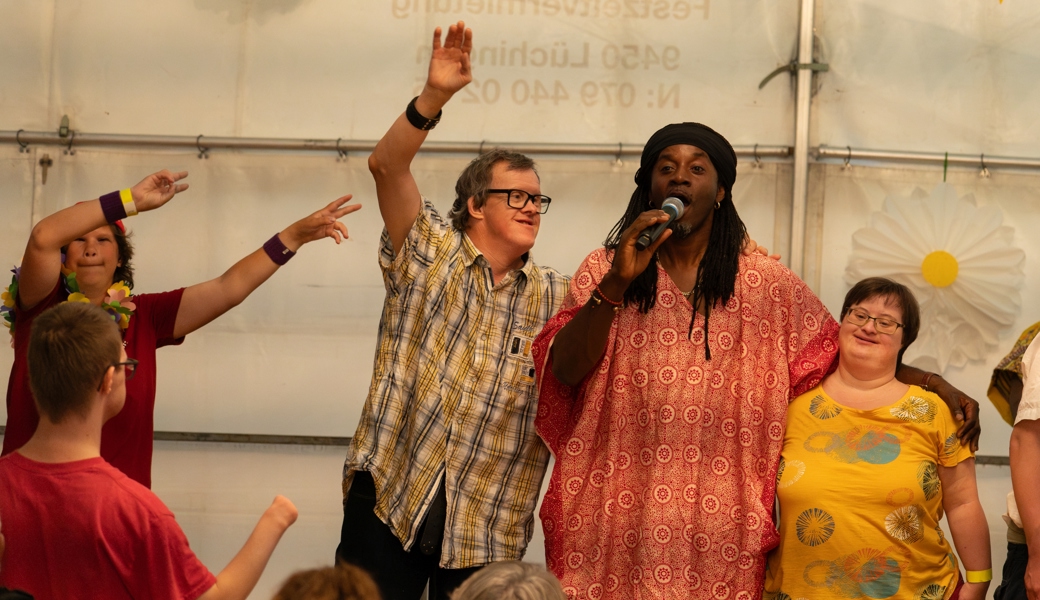Afrikanische Lebensfreude am Lukashaus-Sommernachtsfest.