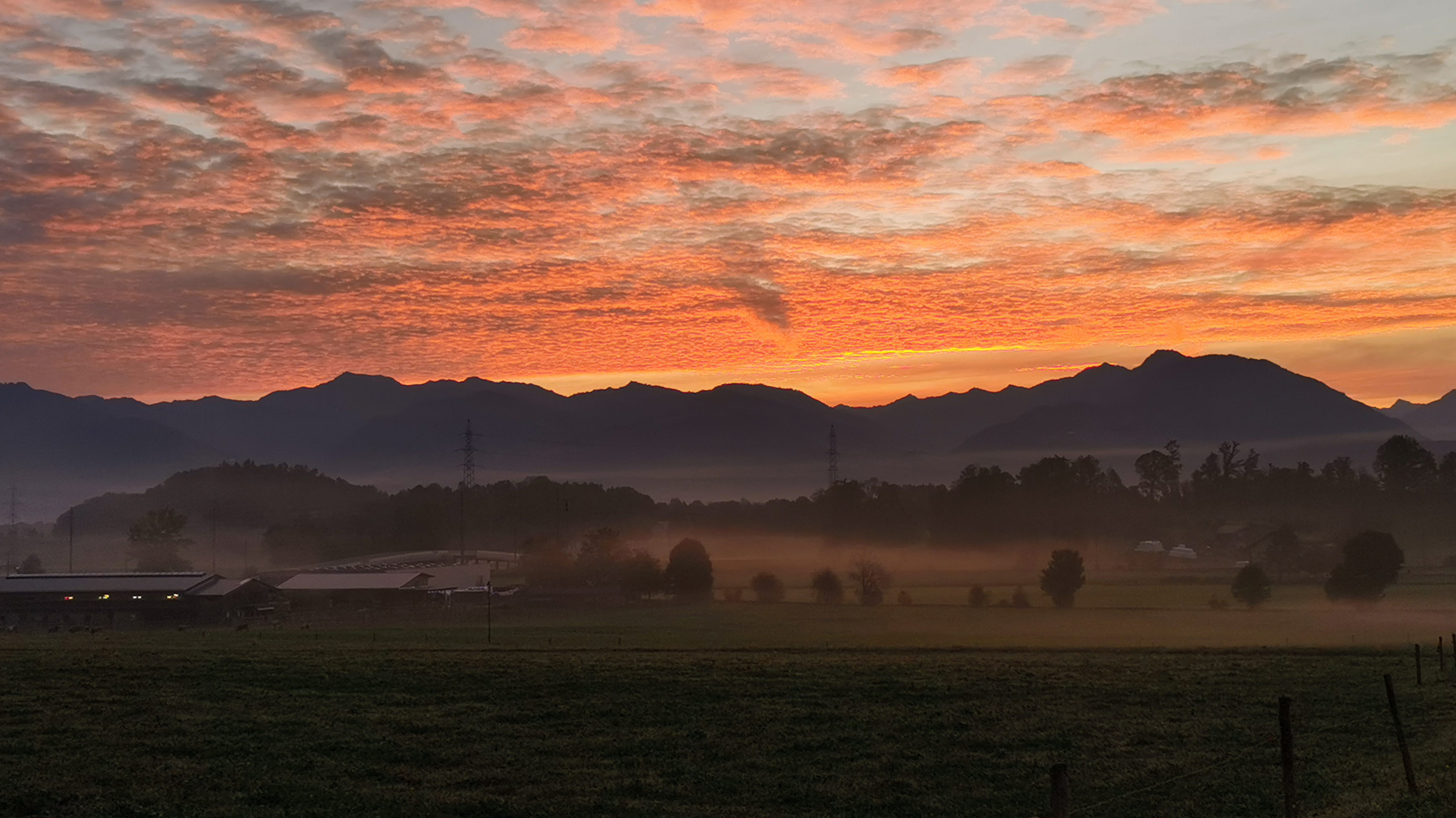 Ein wunderschöner Herbsttag kündigt sich an