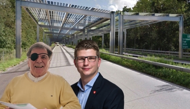 Architekt will PV-Dach über Autobahn bauen – jetzt lädt ihn Mike Egger ins Bundeshaus ein