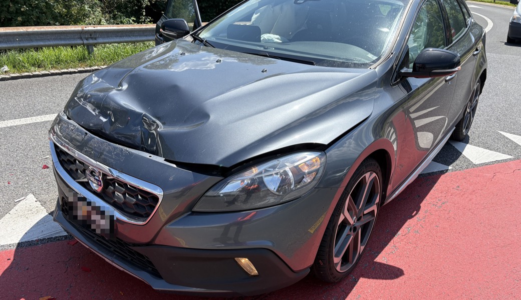 Der Zusammenstoss war recht heftig.