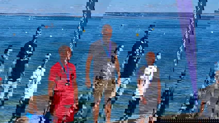 Michael Wicht sicherte sich in der Kategorie Masters AK 40 die Bronzemedaille.