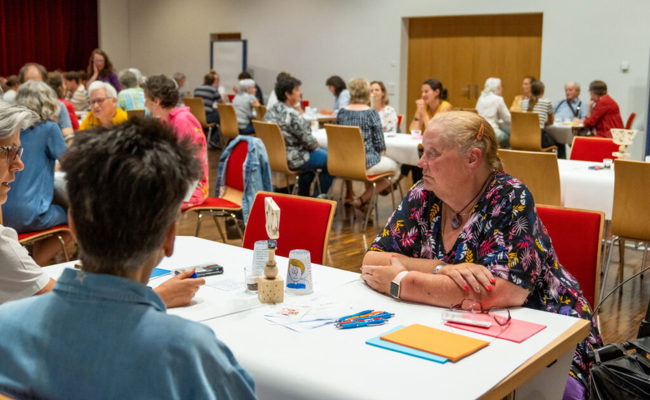Es wurden Ideen gesammelt, um die Hilfe in der Nachbarschaft zu fördern