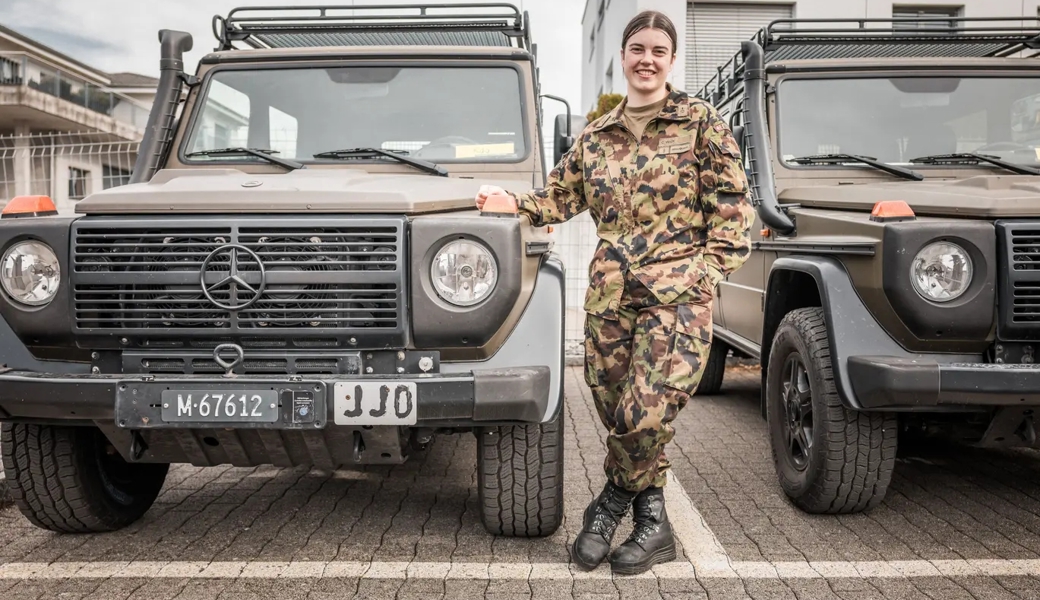 Hat in der Armee Selbstvertrauen gewonnen: Chantal Wick, Wachtmeisterin aus Nesslau. 