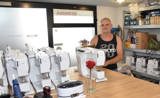 Die meisten Schul-Nähmaschinen verbringen die Sommerferien beim Nähcenter