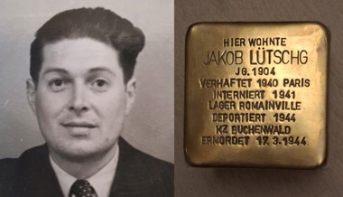 Erster Stolperstein im Rheintal: Gedenkfeier für ein Balgacher Opfer