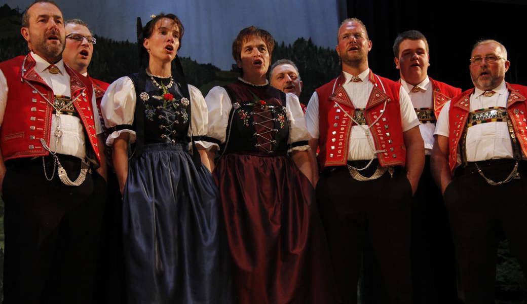 Jodeln ist im Toggenburg kulturell stark verwurzelt. Im Bild das Jodelchörli Mosnang.