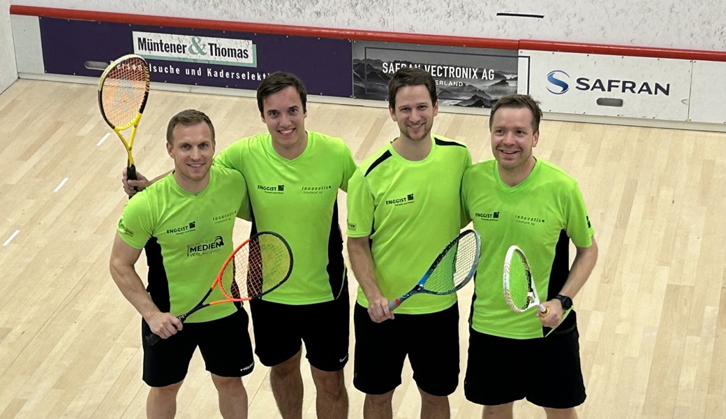 Chancenlos gegen junge Grasshopper: Das NLB-Team des Squashclubs Grabs unterlag 0:4.