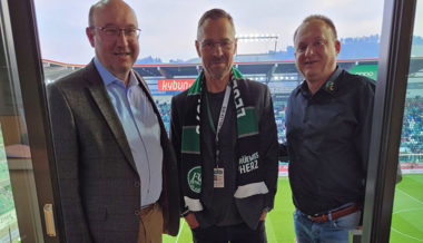 Der FC St. Gallen unterstützt mit Spezialtrikot das Bergwaldprojekt in Grabs