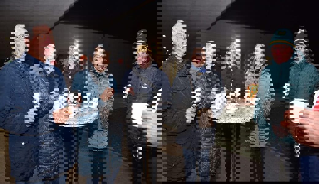  Gute Stimmung herrschte beim Neujahrsempfang der Gemeinde Sevelen auf der Schulanlage Gadretsch. 