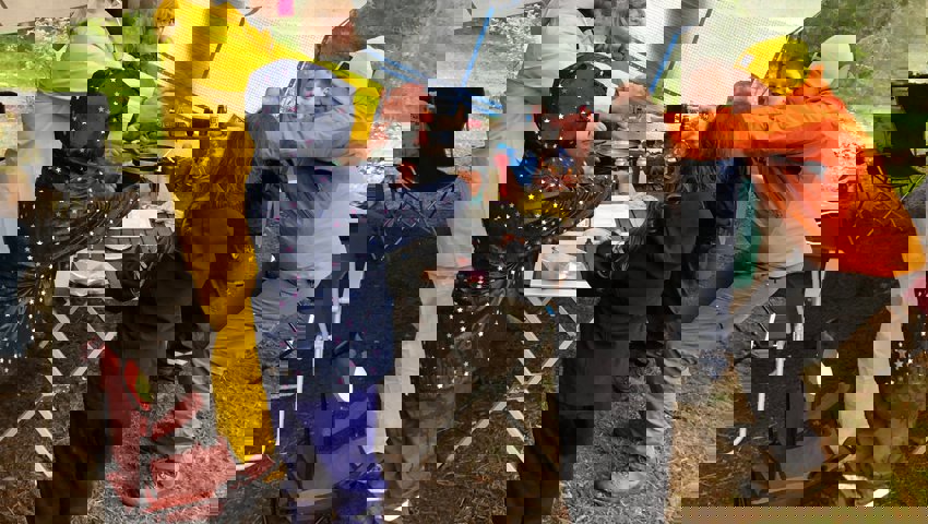 «Singin' in the rain» beim Zelten im Jura. Das hob die Stimmung nur kurzzeitig.