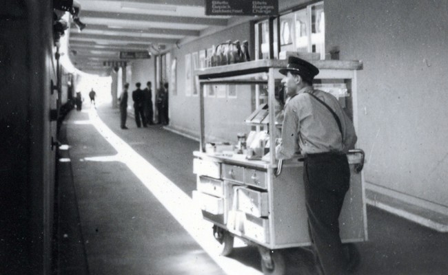 Hunger und Durst fuhren oft mit – am Bahnhof Buchs herrschte jeweils Hochbetrieb