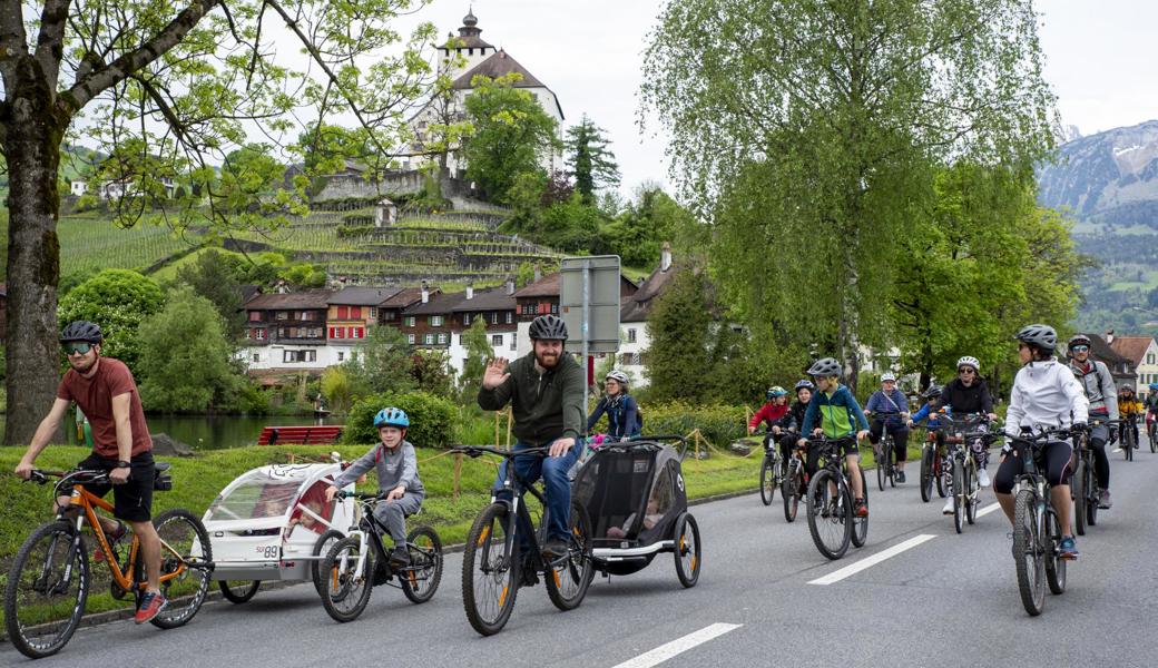 Mit dem Slow-up in den Frühling