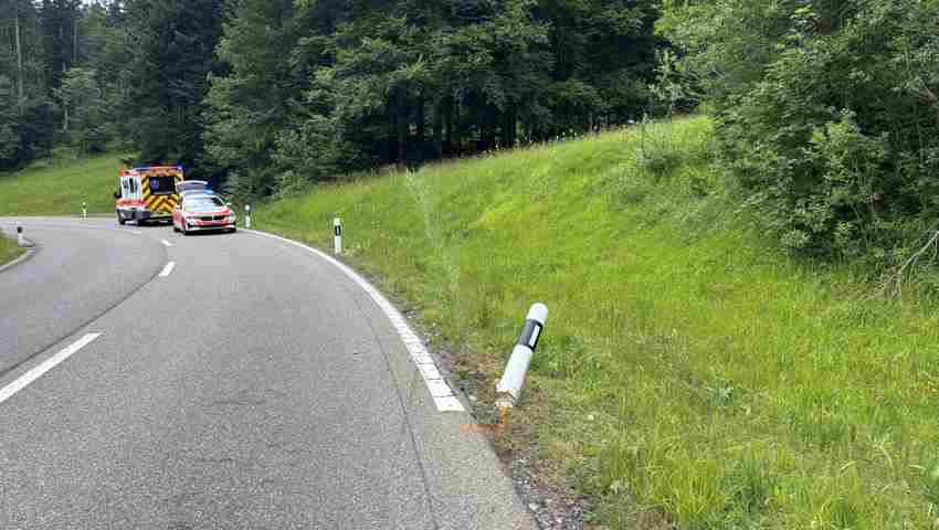 Die Unfallstelle. Die Unfallstelle.