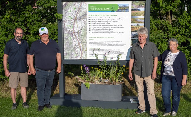 Von Sennwald bis Wartau: Grünes Golf Gams finanziert seit über zehn Jahren Biodiversität