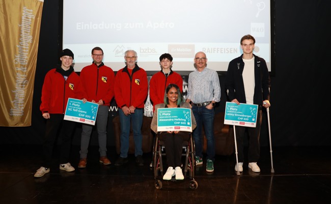 Siegerin und Sieger erhielten ihren verdienten Preis