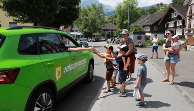 Grosse Begeisterung für ein kurzes Spektakel