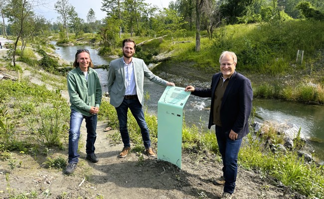 Ein Erlebnispfad zeigt den Mehrwert des Gewässers auf