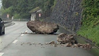 Walenseestrasse trotz Steinschlag keine Gefahrenzone