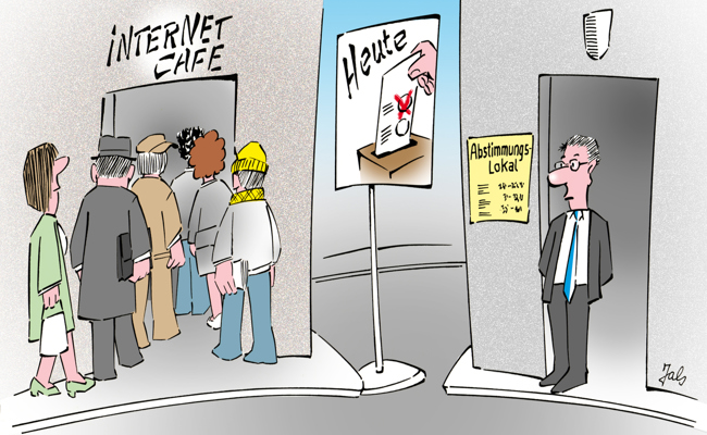 Stimmabgabe an der Tastatur statt an der Urne: Wartau und Sennwald machen mit