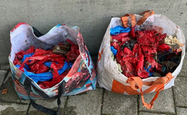 Drei Pensionierte haben Unmengen von Robidog-Säcklein aus dem Mühlbach gefischt