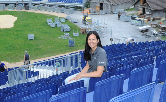 «Ich liebe diesen Moment»: Die OK-Präsidentin vor dem Schwägalp-Schwinget