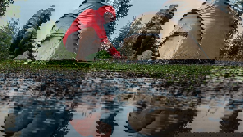 Plötzlich versteht man, warum die Menschen Häuser erfunden haben.