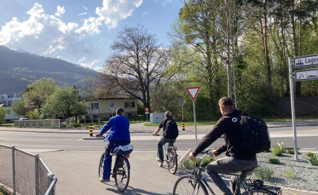 Die SP Buchs möchte den Fussgängerübergang bei der Allee der Nationen sicherer machen