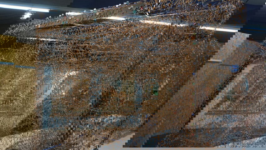  In unzähligen Kurven bahnen sich die Kugeln ihren Weg ins Ziel.