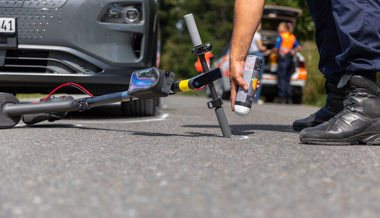 Mit E-Scooter gestürzt: 64-Jähriger als fahrunfähig eingestuft