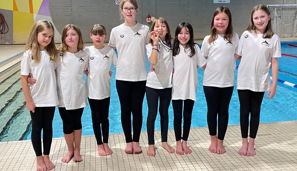 Die Athletinnen des SC Flös waren im Tessin erfolgreich, im Bild das Team Jugend 4.