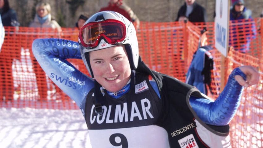  Ella Alpiger mit 23 Jahren, als sie noch Swiss-Ski-Athletin war. 