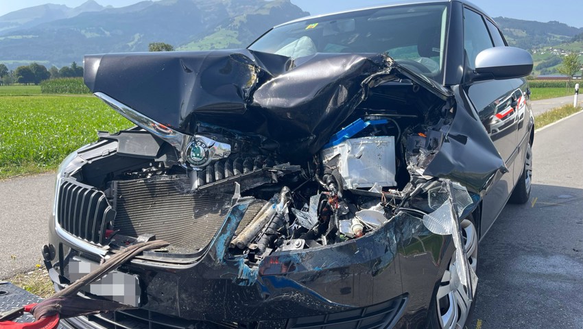 An den Fahrzeugen entstand ein Sachschaden von gesamthaft 25'000 Franken.