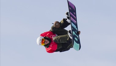 Volle Attacke in der Halfpipe: Der Qlympia-Dritte Jan Scherrer fliegt wieder