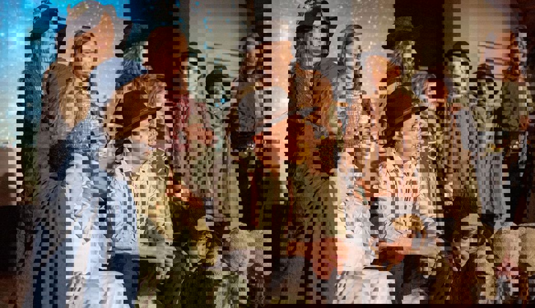 Die Kinder übten ein Weihnachtsmusical zur Geschichte von Josef auf. 