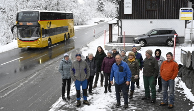 Die Anwohnerinnen und Anwohner erfuhren es zufällig: Ihre Haltestelle Tobelsäge wird aufgehoben