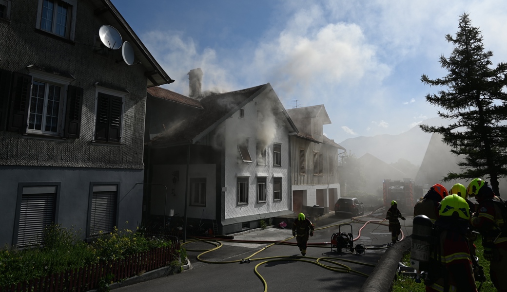 Die Feuerwehr konnte den Brandherd rasch löschen