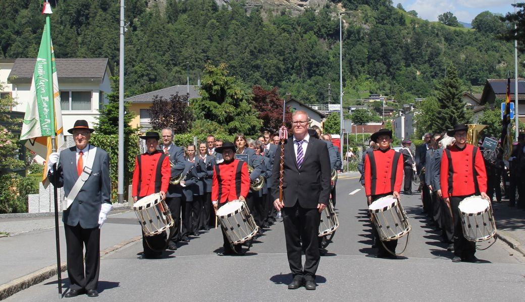 Der Musikverein Buchs-Räfis hat vor einem Jahr als Gastverein beim Kreismusiktag in Mels teilgenommen.