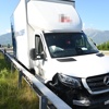 Sekundenschlaf auf A13 endet in Leitplanke