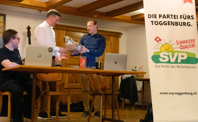 Stabsübergabe bei der SVP Toggenburg