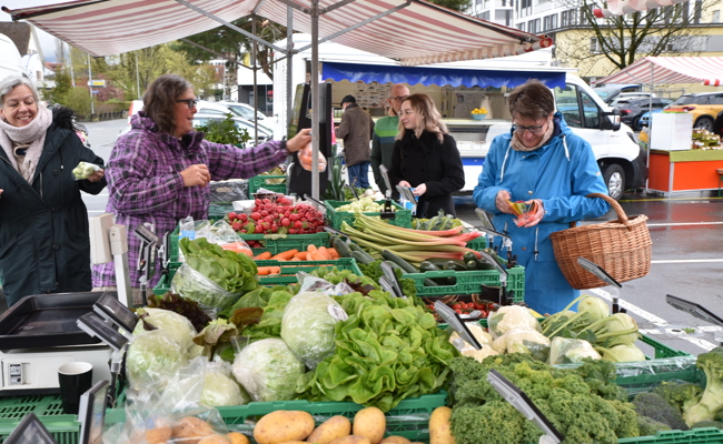 Der Freitagsmarkt startete in die neue Saison