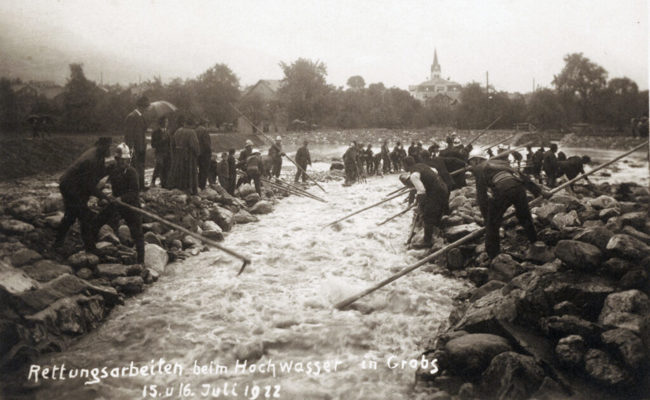 Beim Hochwasser vor 100 Jahren riefen die Sturmglocken zur Hilfeleistung