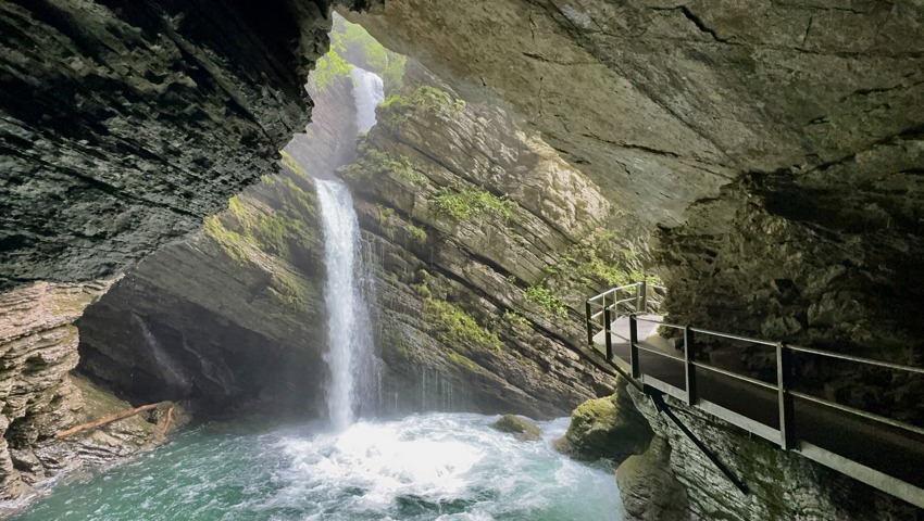 Die Thurwasserfälle.